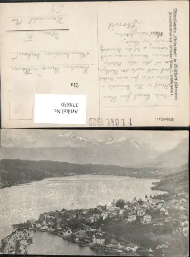 378830,Millstatt am See Totale Bergkulisse