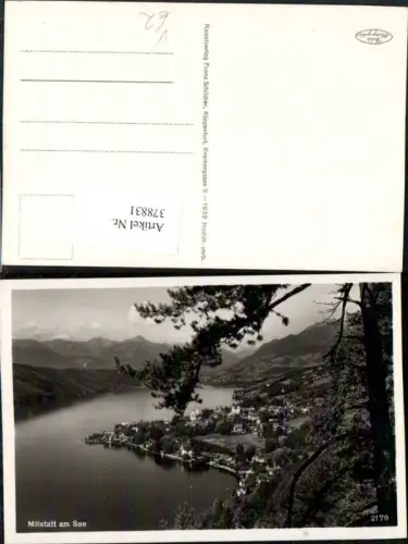 378831,Millstatt am See Totale Bergkulisse pub Franz Schilcher 2179