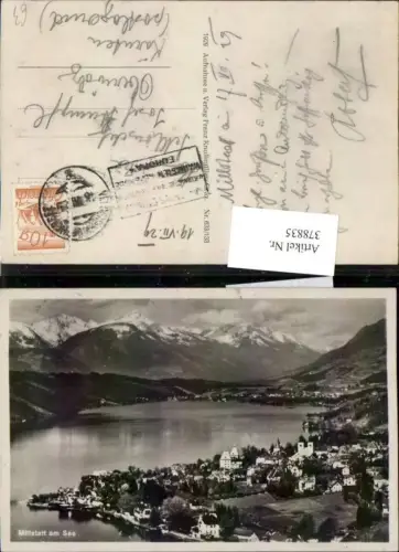 378835,Millstatt am See Totale Bergkulisse