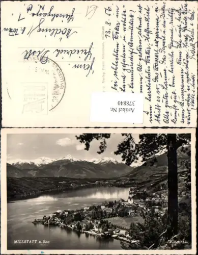 378840,Millstatt am See Totale Bergkulisse