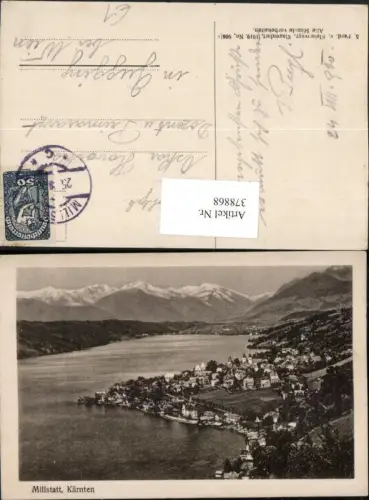 378868,Millstatt am See Totale Bergkulisse