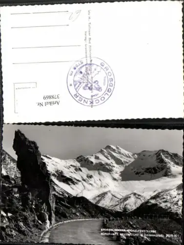 378869,Großglockner Hochalpenstraße b. Heiligenblut Nordrampe Bergkulisse