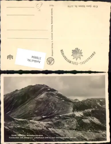 378884,Großglockner Hochalpenstraße b. Heiligenblut Fuschertörl Bergkulisse