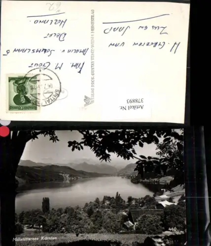 378893,Millstättersee b. Seeboden Millstatt Bergkulisse