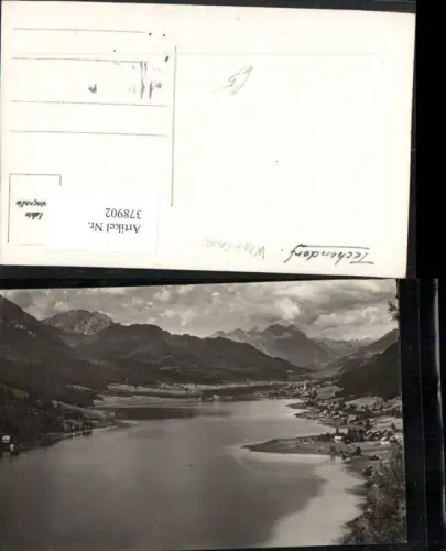 378902,Techendorf am Weißensee Teilansicht Bergkulisse