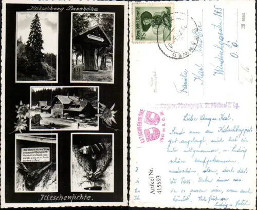 415593,Katschberg Passhöhe Hirschenfichte b. Rennweg Gasthaus Stamm Mehrbildkarte