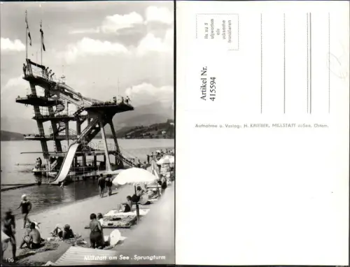 415594,Millstatt am See Strandbad Sprungturm