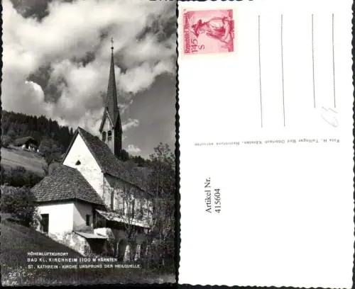 415604,Bad Kleinkirchheim St. Kathrein Kirche