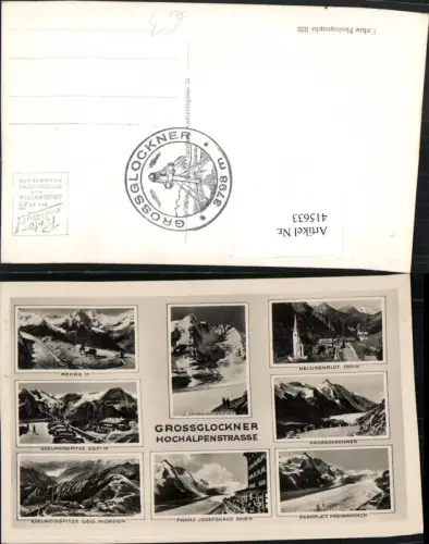 415633,Großglockner Hochalpenstraße b. Heiligenblut Kehre Parkplatz Mehrbildkarte