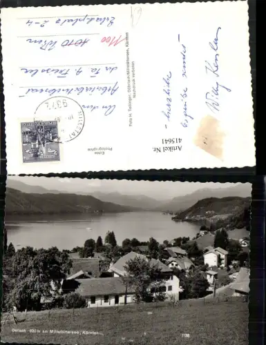 415641,Dellach am Millstättersee Teilansicht Bergkulisse