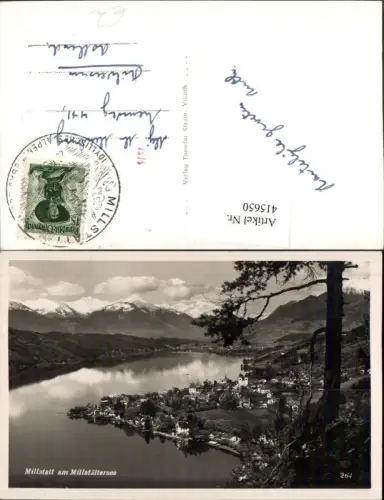 415650,Millstatt am Millstättersee Totale Bergkulisse