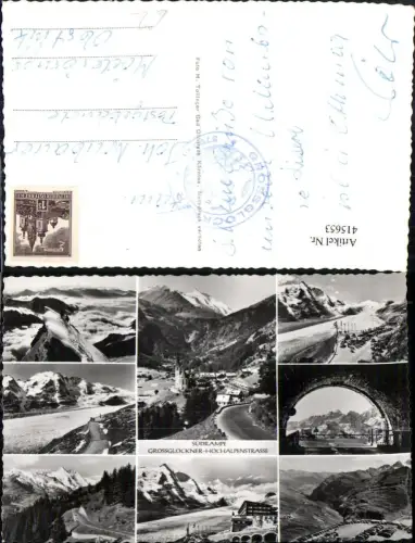 415653,Großglockner Hochalpenstraße b. Heiligenblut Totale Mehrbildkarte