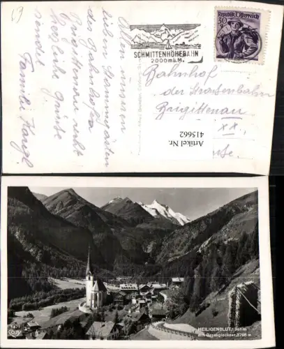 415662,Heiligenblut Totale m. Großglockner Bergkulisse