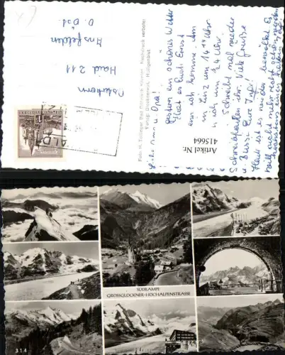415664,Heiligenblut Totale Großglockner Hochalpenstraße Tunnel Mehrbildkarte