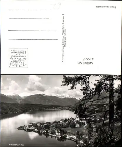 415668,Millstatt am See Totale Bergkulisse pub Franz Schilcher 2179
