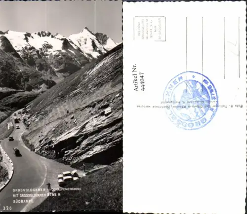 444047,Großglockner Hochalpenstraße b. Heiligenblut Südrampe Bergkulisse