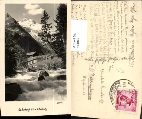 444048,Ankogel b. Mallnitz Wildbach Bergkulisse
