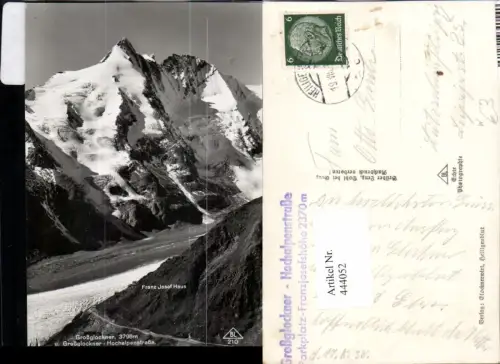 444052,Großglockner Hochalpenstraße b. Heiligenblut Bergkulisse