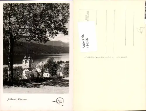 444058,Millstatt am See Teilansicht Bergkulisse