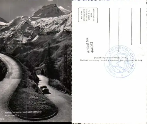 444062,Großglockner Hochalpenstraße b. Heiligenblut Nordrampe Bergkulisse
