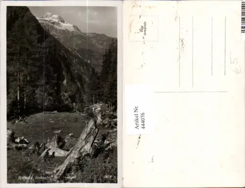 444076,Mallnitz Seebachtal m. Ankogel Bergkulisse