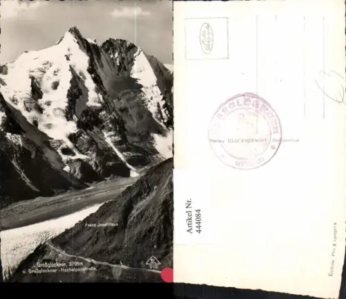 444084,Großglockner b. Heiligenblut m. Hochalpenstraße Bergkulisse