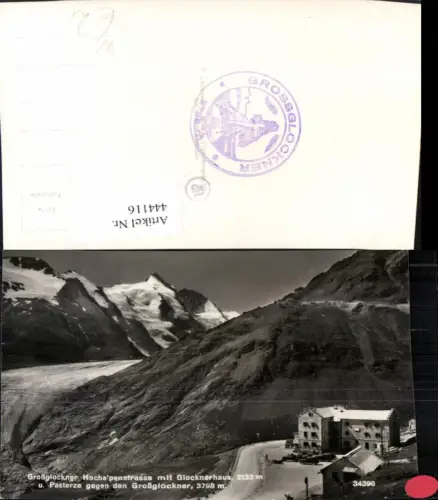 444116,Großglockner Hochalpenstraße b. Heiligenblut Glocknerhaus Bergkulisse