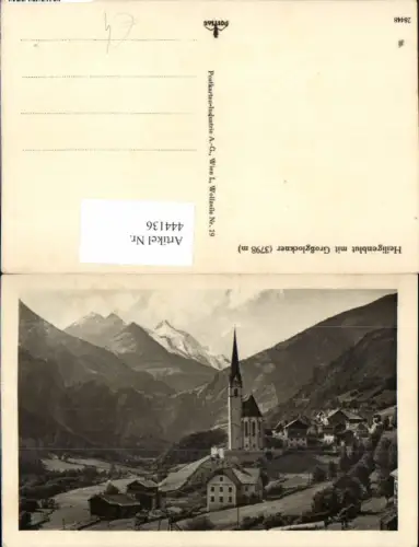 444136,Heiligenblut Totale m. Großglockner Bergkulisse