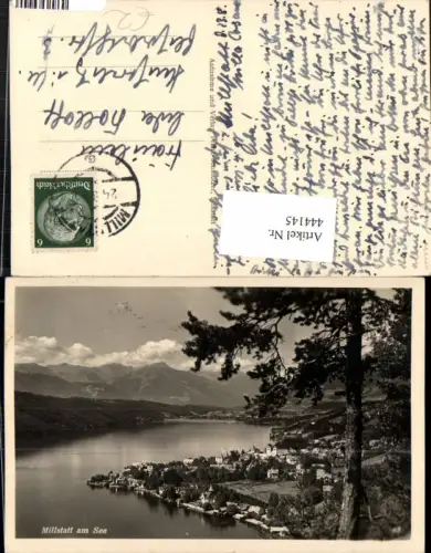 444145,Millstatt am See Totale Bergkulisse