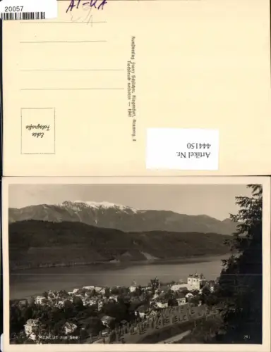 444150,Millstatt am See Totale Bergkulisse pub Franz Schilcher 293