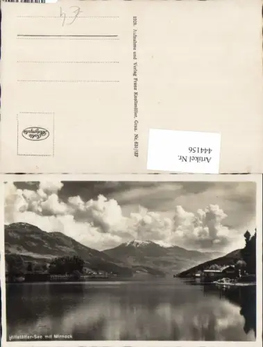 444156,Millstättersee See b. Mallnitz m. Mirnock Bergkulisse