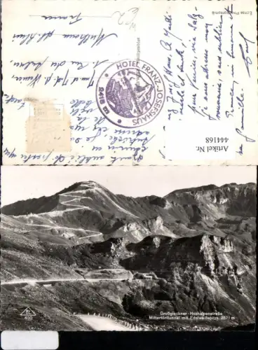 444168,Großglockner Hochalpenstraße b. Heiligenblut Mittertörltunnel Bergkulisse