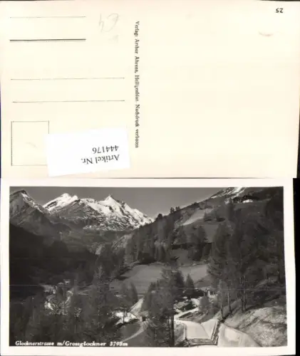 444176,Glocknerstraße b. Heiligenblut m. Großglockner Bergkulisse