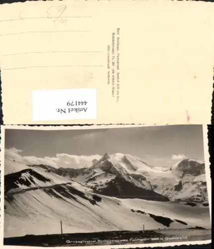 444179,Großglockner Hochalpenstraße b. Heiligenblut Fuschertörl Bergkulisse