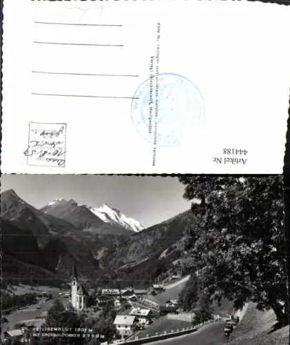 444188,Heiligenblut Totale m. Großglockner Bergkulisse