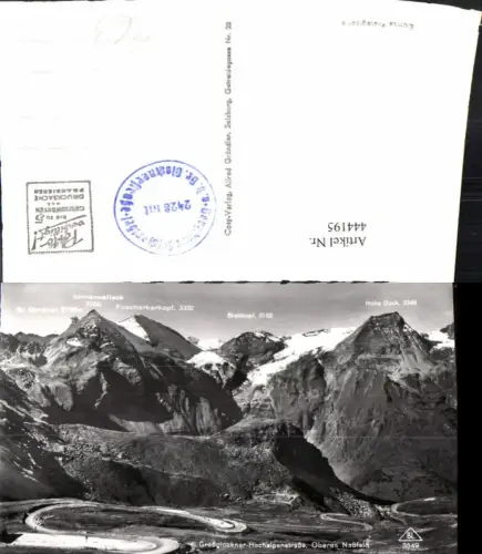 444195,Großglockner Hochalpenstraße b. Heiligenblut Oberes Nassfeld Bergkulisse pub Cosy
