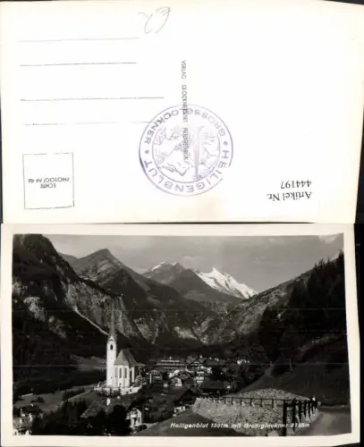 444197,Heiligenblut Totale m. Großglockner Bergkulisse