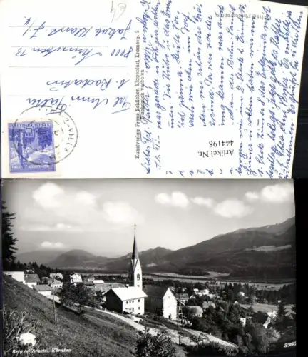 444198,Berg im Drautal Totale Kirche Bergkulisse pub Franz Schilcher 3366