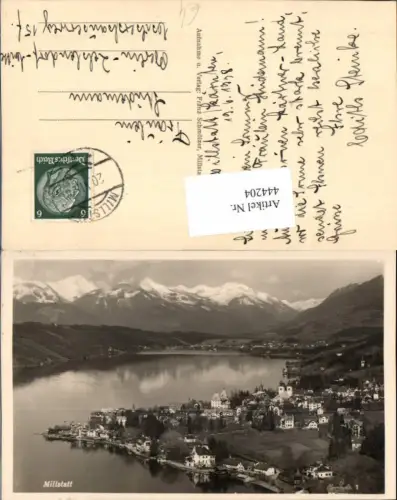 444204,Millstatt am See Totale Bergkulisse