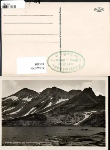 444208,Zirmsee See b. Heiligenblut m. Goldzechkopf Bergkulisse pub Franz Schilcher 2095