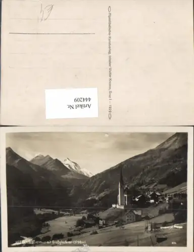 444209,Heiligenblut Totale m. Großglockner Bergkulisse