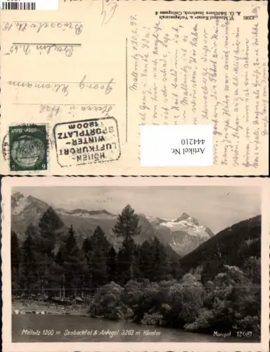 444210,Mallnitz Seebachtal u. Ankogel Bergkulisse