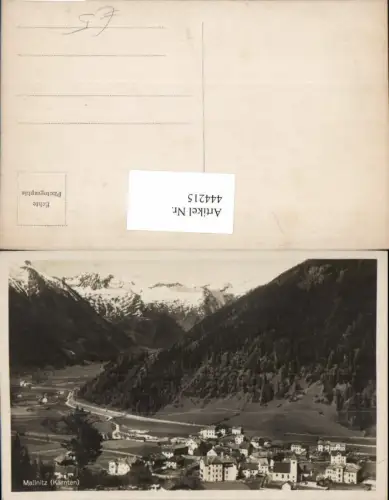 444215,Mallnitz Totale Bergkulisse