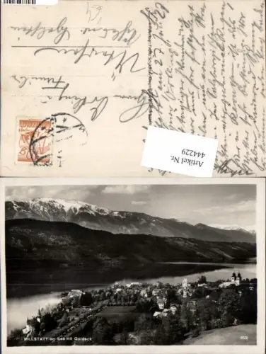 444229,Millstatt am See Totale m. Goldeck Bergkulisse pub Franz Schilcher 552