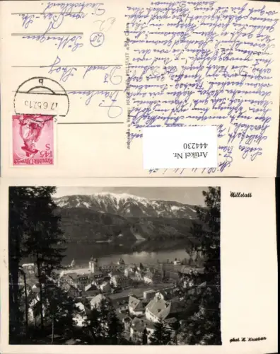 444230,Millstatt am See Totale Bergkulisse