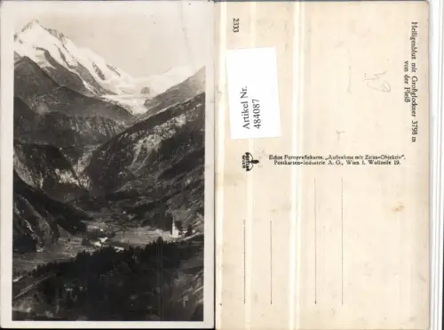 484087,Heiligenblut Totale m. Großglockner Bergkulisse