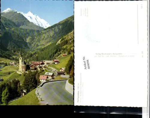 484098,Heiligenblut Totale m. Großglockner Bergkulisse