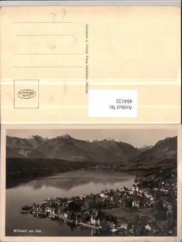 484132,Millstatt am See Totale Bergkulisse