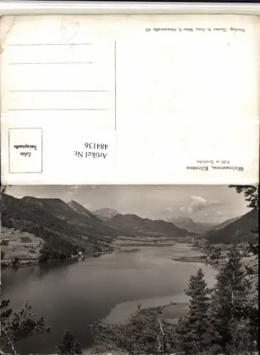 484136,Weißensee See Bergkulisse