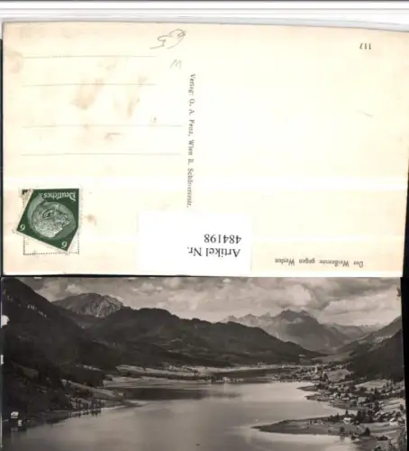 484198,Weißensee See Totale Bergkulisse